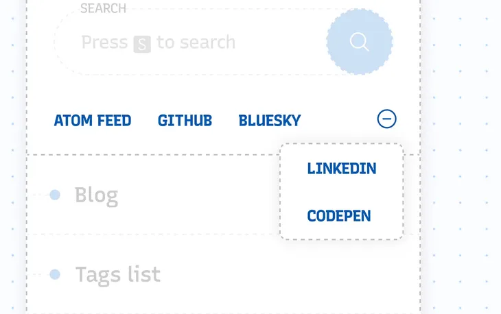 Added Atom feed and improved custom links layout